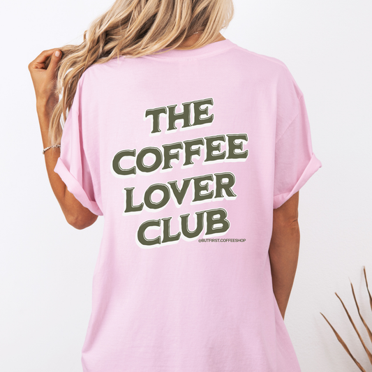 Coffee Lover Club Tee GPink