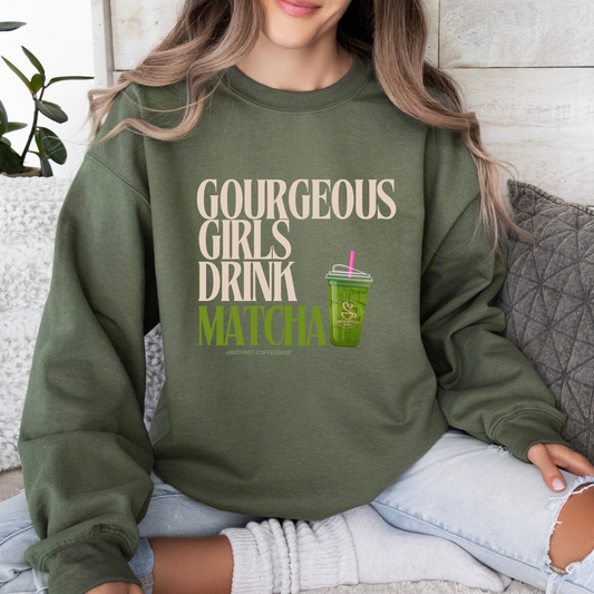 Gorgeous Girls Drink Matcha