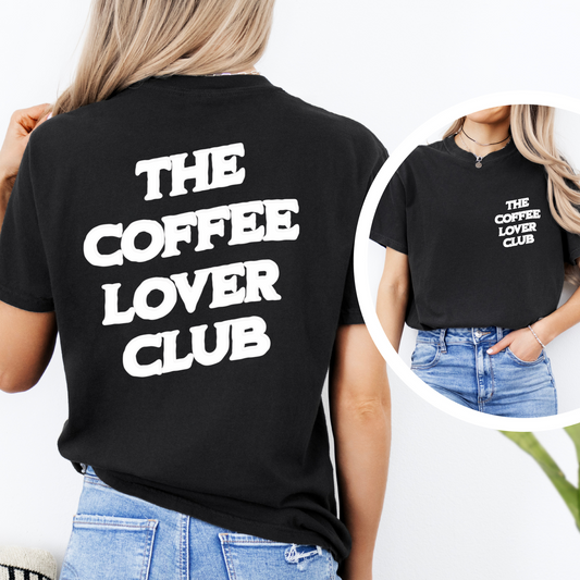 Coffee Lover Club Tee Black